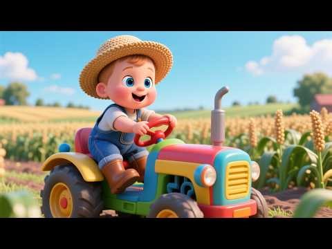 Baby Farmer Harvest Dance 🚜🌾 | Fun Farm Song for Kids | Happy Nursery Rhyme