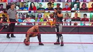 Ricochet’s fight against RETRIBUTION culminates in a one-on-one match against its leader, Mustafa Ali. | WWE Raw