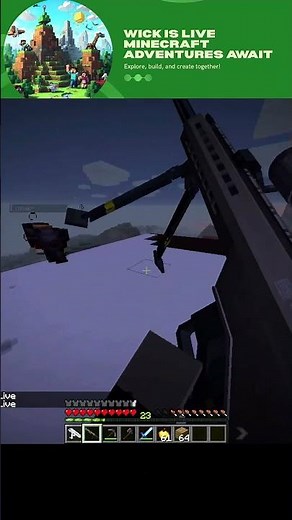 SNIPER vs ZOMBIES in Minecraft! 🎯 (Insane Long-Range Mod)