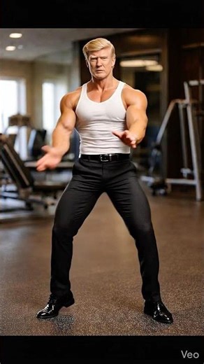 Fitness Trump dances Salsa !