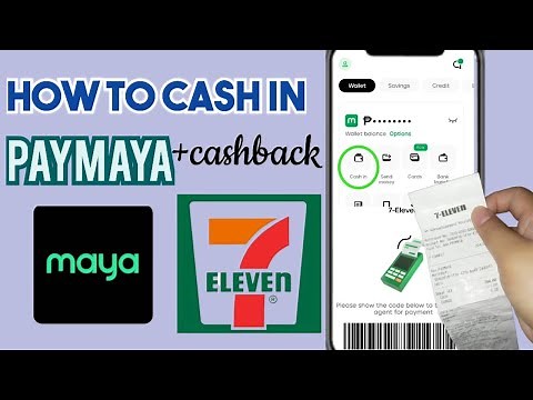 HOW TO CASH IN MAYA / PAYMAYA IN 7-ELEVEN VIA BARCODE