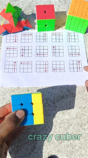 3 by 3 rubik's cube solve in magic tricks 🙀 #rubikscube #how #puzzle #ytshorts #demonslayer #cube