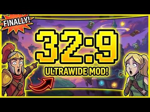 Playing Slay the Spire in True 32:9 (New Compatibility Mod)