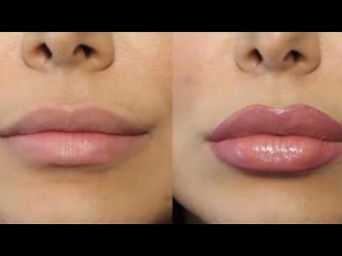 Cómo ACLARAR los LABIOS OSCUROS y RESECOS Remedio NATURAL😍