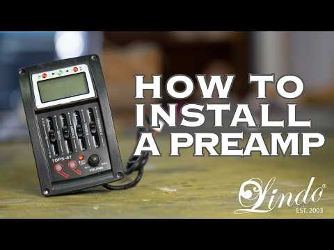 How to Replace an Acoustic Guitar Preamp (Step-by-Step) | Lindo Guitars