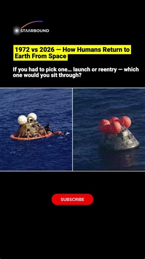 Apollo vs Artemis: 50 Years Apart, Same Return Through Fire #Artemis