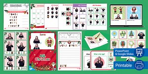 ASL Christmas Activity Pack