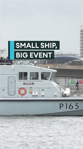 Meet the patrol boat, HMS Example🫡⚓️ At just 20m she is one of the smallest vessels in the Navy. We spoke to personnel at #DSEI2025 for the inside scoop👉 | Forces News