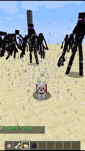 114K views · 1.9K reactions | Minecraft Super Dog vs 1000 Mutant Enderman #minecraft #reels | Professor Junie Gaming | Facebook