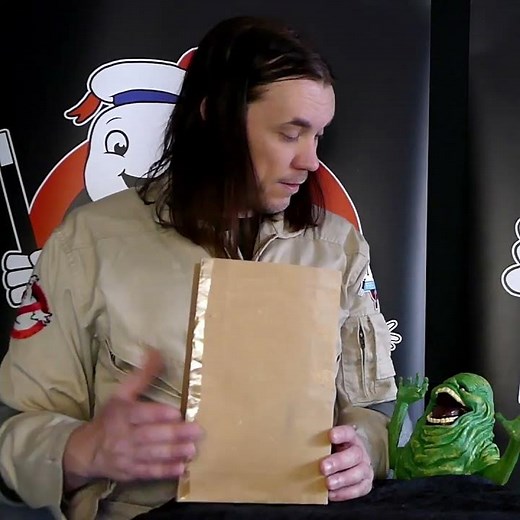 Giant straw magic trick! Ghostbusters Magician