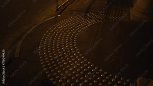 Inclusive accessibility: Building entrance featuring tactile pavement for visually impaired individuals ensures safe navigation and accessibility