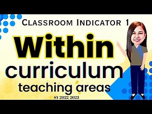 COT 1 APPLIED KNOWLEDGE OF CONTENT WITHIN CURRICULUM TEACHING AREAS #classroomindicator1 #cot1