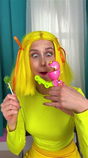 Lollipop Lockdown! 🍭 The Ultimate Candy Keeper Gadget! 🎉 #fun