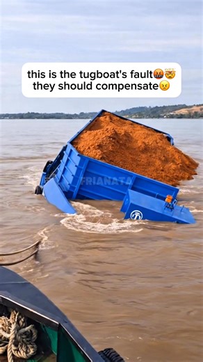 The tugboat must pay compensation😒😤 | Frn Frianata