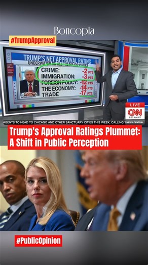 99K views · 2.8K reactions | Trump's Approval Ratings Plummet: A...