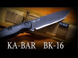 【BK-16】KA-BAR社製BK-16の開封＆刃付け 強度を落とさず切れ味が格段にUP！