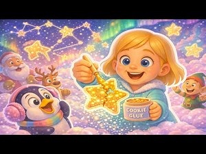 Emma & Chilly Decode the Aurora Cookie Constellation Map ✨🍪🌌