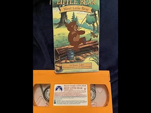 Opening To Meet Little Bear (1998) VHS - Reversed!