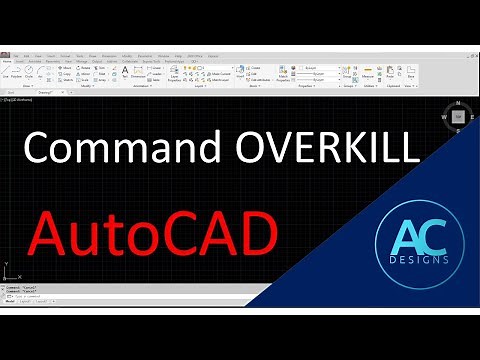 AutoCAD Command OVERKILL | AutoCAD Tips and Tricks