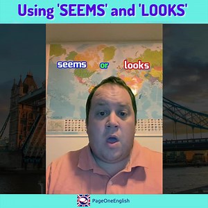 6.4K views · 787 reactions | This takes a look at using 'seems' and 'looks' when talking about people | English Lingo | Facebook