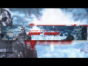 EASY CALL OF DUTY WARZONE YOUTUBE BANNER TUTORIAL