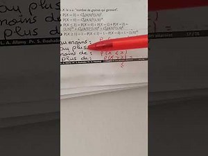 statistique descriptive svi/stu s3 exercice corrigé variable aléatoire discrète
