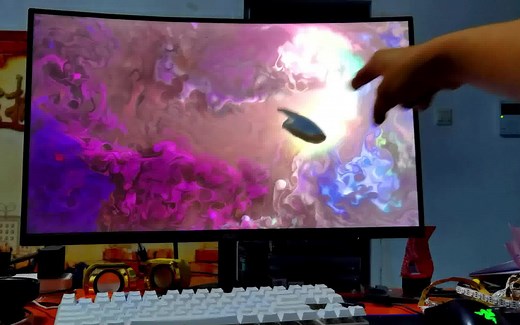 Unity-Leap Motion手势流体互动X