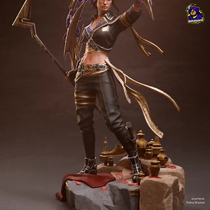 Sciel - Expedition 33 - 3D Printed Resin Figurine - Garage Kit [by Bulkamancer] - UNPAINTED - Etsy