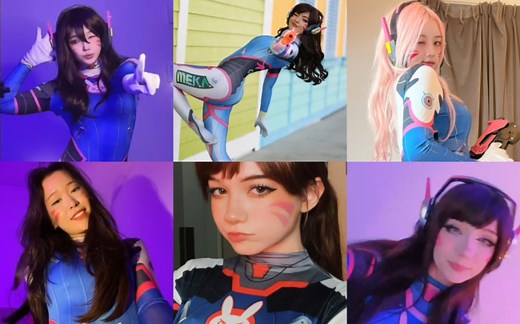 D.VA COSPLAY合集！守望先锋！