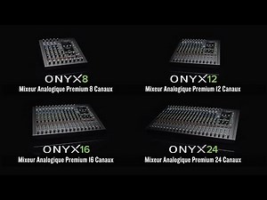 Les nouvelles tables de mixage Mackie Onyx (Algam Webstore)
