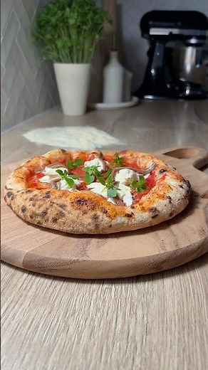 Anchovy & Basil Pizza with Character 🍕🌿✨ | ByLu Pizza
