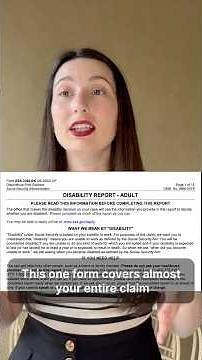 How to Fill Out the SSA Disability Report (SSA-3368)