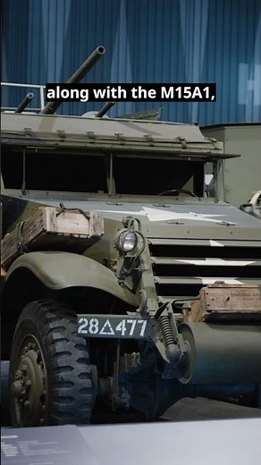This Half Track Dual Wields #militaryhistory #history