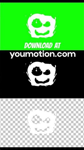 2D Cartoon Elements Green Screen Horizontal