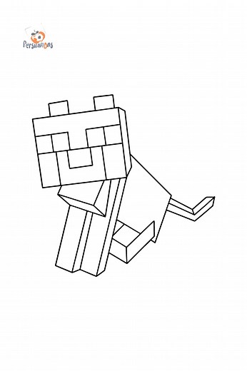 Minecraft Ocelot coloring page ♥ Online and Print for Free!