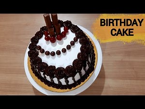 Easy and simple Birthday cake at home for Beginners