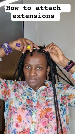 HOW TO ATTACH HAIR EXTENSIONS #beginnerfriendly