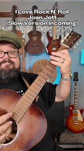 I Love Rock N’ Roll Guitar Tutorial #guitarlesson #guitarreels #instaguitar #guitarteacher #reelsinstagram #guitarpractice #guitartips #guitarforbeginners #guitarplayersofinstagram #guitarlife #musiceducation #fyp #guitarreel #reelitfeelit #guitarinspo | Chas Evans