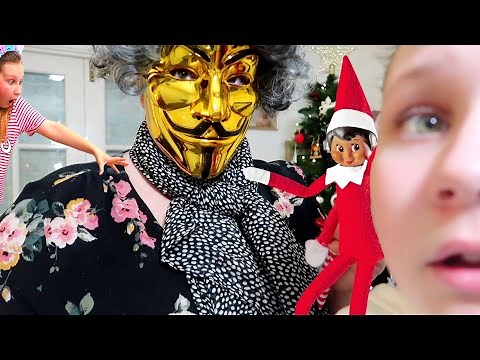 Elf On The Shelf and the Gold Mask found mystery by Ruby and Bonnie