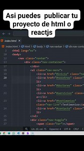 5.1K views · 129 reactions | Publica tu proyecto en vercel facil y rapido #programacionweb #html #programadoresweb #desarrolloweb #javascript | Progamacion web, | Facebook