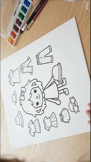 How to Draw and Color Nari from Toca Boca! 🎨✨ #Shorts