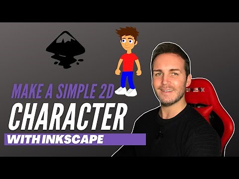 How to create a 2D character with inkscape