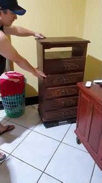 Como colocar rodinhas em móveis bem fácil e barato; Usando as rodinhas da Shoppe.