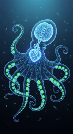 The Octopus 9 Brains, 3 Hearts 🐙🤯