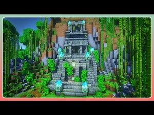 Jungle Temple with Mine Entrance - Minecraft Build Tutorial