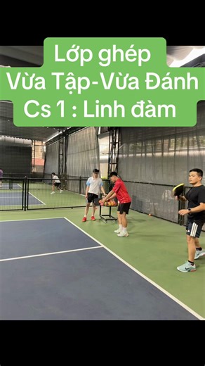 CLB PICKBEE tuyển sinh Lớp ghép chỉ từ 15Oxu 1 buổi 2 tiếng ( miễn phí sân / nước) vừa tập vừa đánh bên Tây Hồ , Mỹ Đình , Linh Đàm , Thanh Xuân , Cầu Giấy , Hai bà trưng , Hà đông , Đại từ Sáng từ 9-12h Chiều 14-17h Tất cả các ngày Cs1 : Pic Liêm Đàm -( bán đảo Linh Đàm) Cs2 : 147 Hoàng Quốc Việt - Sân 789 Cs3 : 12 Khuất Duy Tiến - Thanh Xuân Cs4 : 9 trần thánh tông- Hai bà trưng Cs5: CLB Pickleball Văn Phú - Hà Đông Cs6: Sân pick 360- 32 đại từ Cs7 : 68 phạm tu Cs8 : Số 5 ngõ 41 phố Ô Cách- lo