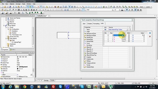Elipse E3 -06- Create a Table Link-根据不同条件显示不同内容时间