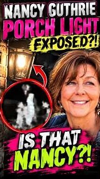 NANCY GUTHRIE: HIDDEN IN PLAIN LIGHT?! 🔦