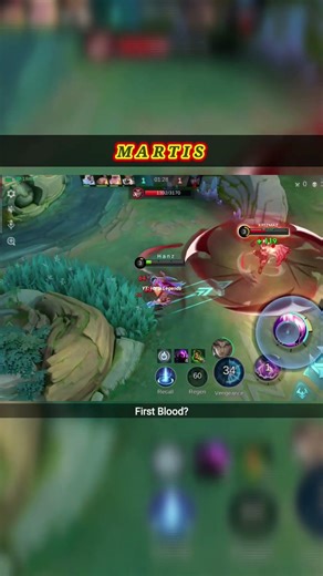 Bullying Yuzhong again 💀 #martis #mobilelegends #shorts