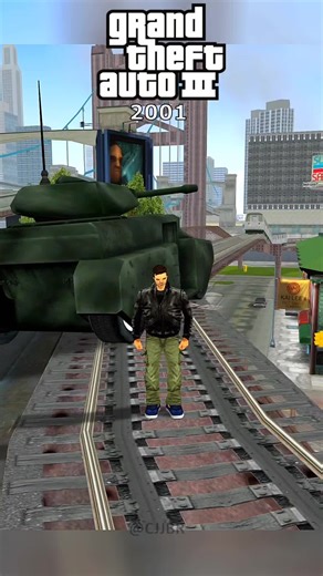 Tank vs Train Showdown in GTA Evolution